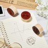 Faccito Set of 9 Wooden Teacher Stamps Motif Stamp Set