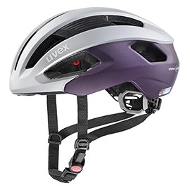uvex rise cc Women's Edition - Safe Performance Helmet for Women - Individual Size Adjustment - Optimised Ventilation - Silver - Matte Plum - 52-56 cm