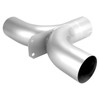 Piclafe Universal 5" Exhaust Elbow Y Pipe with Divider, 5"