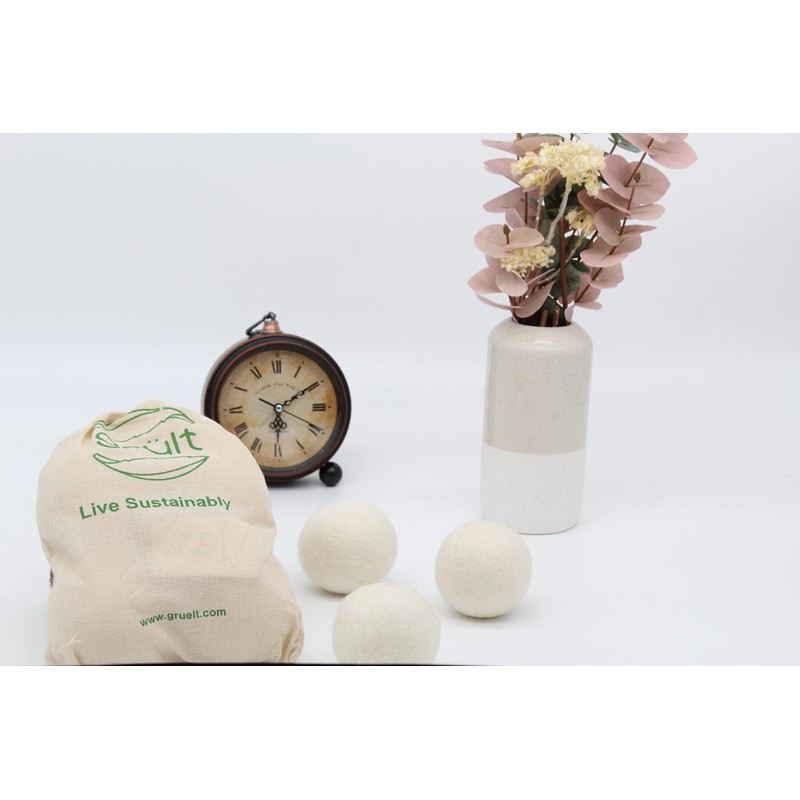 Grült Felt Dryer Balls Set of 4 (8 cm
