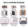 Clear Hard Shell Zipper Case,Diaper Bag Organizer Pouches Set
