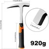 Rock Pick Hammer-31oz Geology Hammer with Ergonomic Handle – Stone