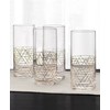 Hotel Collection Gold Decal Highball Glasses, Set of 4 NEW!!!!