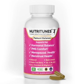 Nutritunes Black Cohosh & Vitex Chasteberry Shatavari–Meno