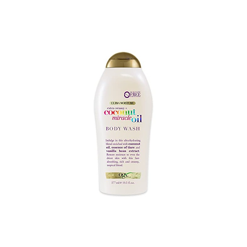 OGX, Body Wash Humectante de Aceite de Coco, 577 ml