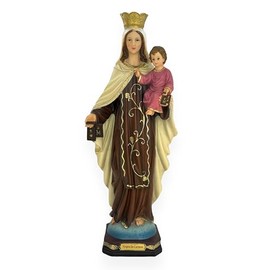 24" inch Virgen Del Carmen Imagen Our Lady of Mt Carmel Statue Virgin Mary Blessed Mother Catholic Home Decor Religious Gift