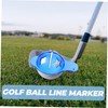 GANAZONO Golf Ball Alignment Marker Golf Training Tool Portable Marking