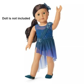 American Girl 18" Full Size Doll Dance Outfit Rehersal to Recital Blue New w/Box