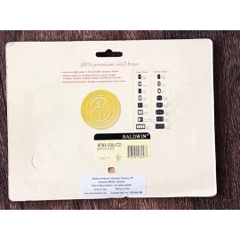 Baldwin 4783.030.CD Colonial Design Duplex with Triple Toggle Combo Switch Plate