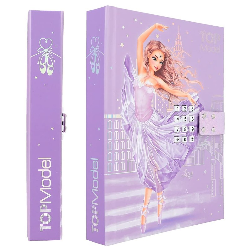 Depesche 12428 TOPModel Ballet Diary with Number Code and Sound,
