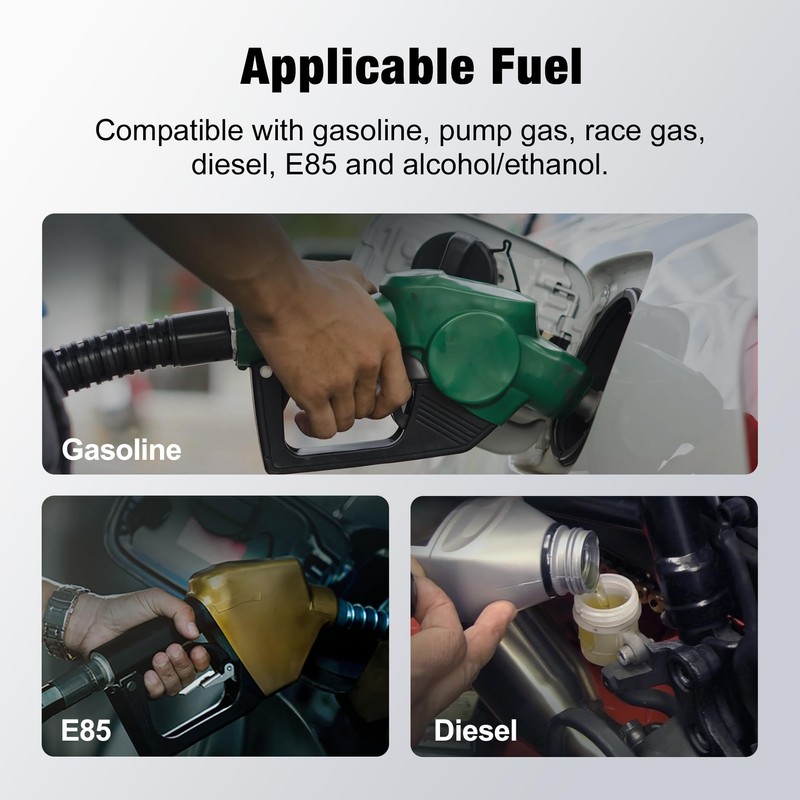 EVIL ENERGY External Inline Fuel Pump Electric 300LPH High Flow