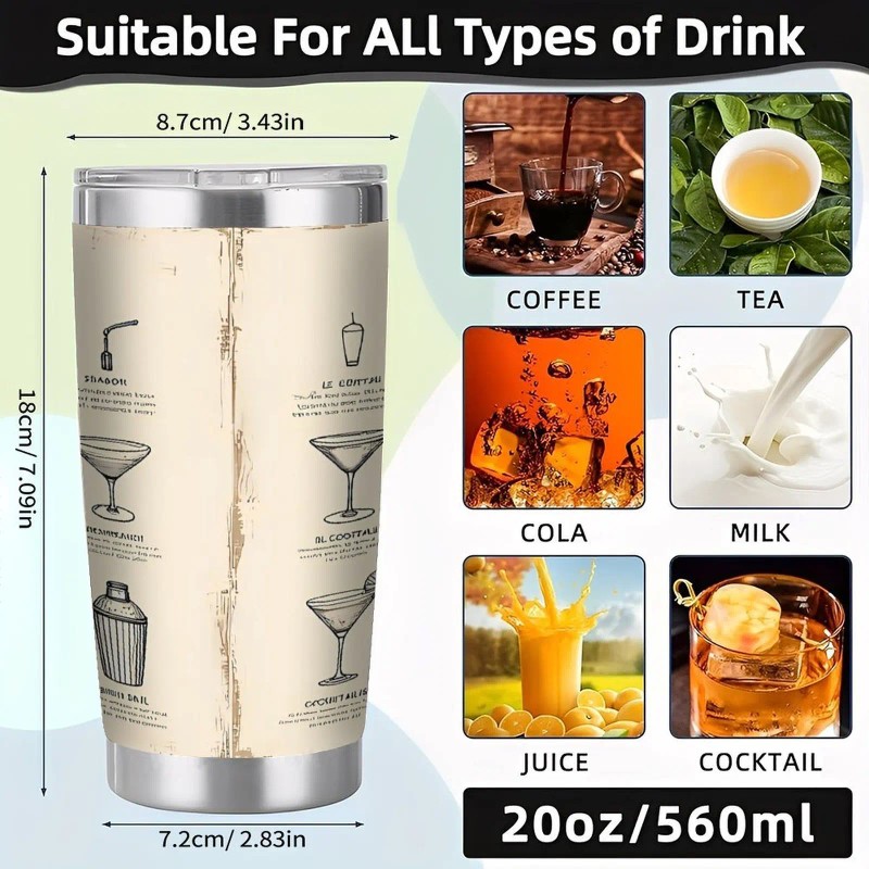 Sample Order Available for 20oz Double Silver Side Tumblercapacity: 20