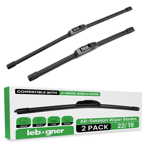 lebogner Wiper Blades 22 Inch + 18 Inch Pack of