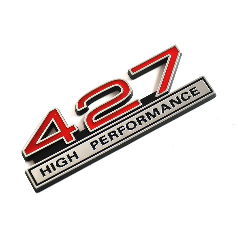 1pc 427 Liter 7.0 Engine High Performance Badge 3D Decals