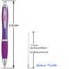 Pack of 50 Colourful Ballpoint Pens in Trendy Colours for
