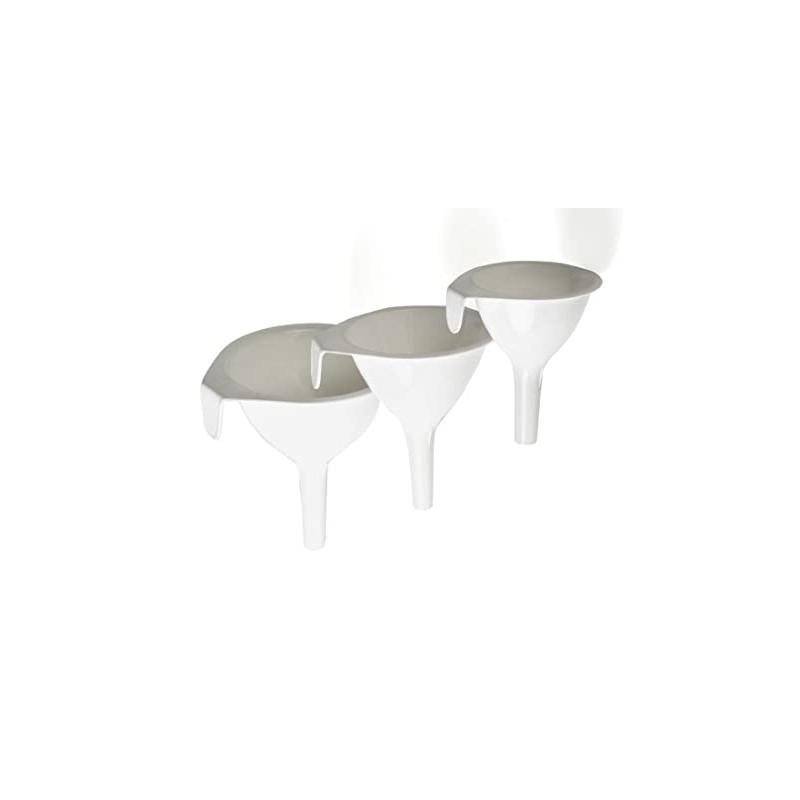 Cuisena 98568 Plastic Funnel, White