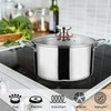 Onader 18/10 Stainless Steel Stock Pot 8 Quart Cooking Induction