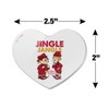 Year Without a Santa Claus Jingle Jangle Heart Acrylic Fridge