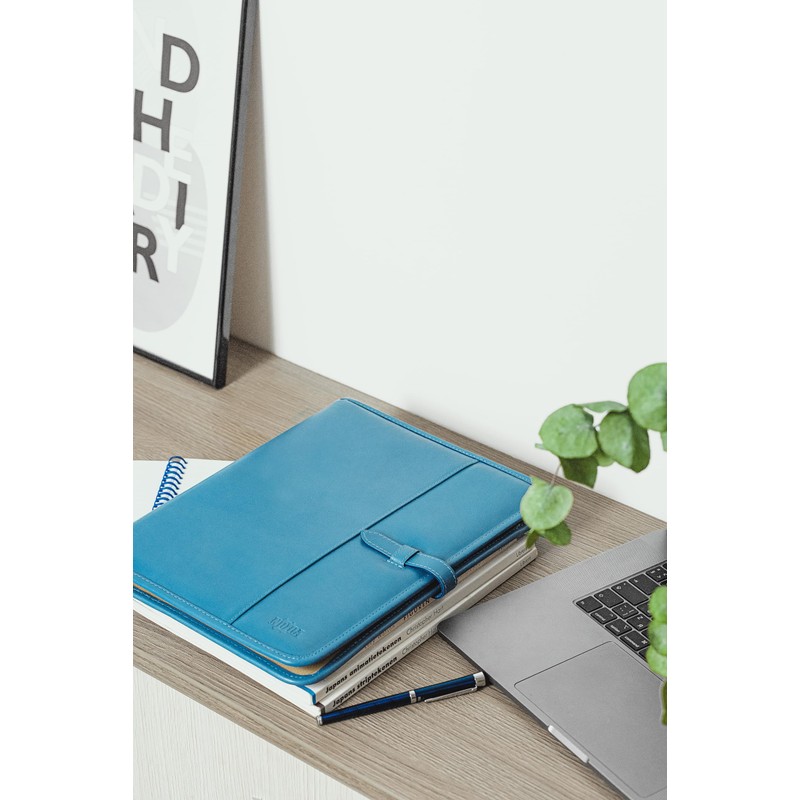 Leather Pad Folio, Executive Folio A4, Genuine Leather Portfolio, Professional