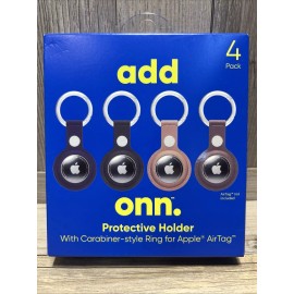 ONN AirTag Air Tag Holder w/Carabiner-St