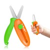 Safety Scissors for Kids, Retractable Small Scissors for Toddler Craft