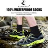 RANDY SUN Waterproof Hiking Socks, Womens Mens Winter Cushioned Trekking