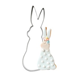 Dr. Oetker Cookie Cutter Rabbit "Golden Easter" - High-Quality Tinplate Cookie Cutter, 110 x 50 x 25 mm, Designed in Germany, Perfect for Easter Bakery