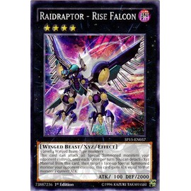 YU-GI-OH! - Raidraptor - Rise Falcon (SP15-EN037) - Star Pack ARC-V - 1st Edition - Shatterfoil