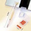 DANNEASY Rhinestone Picker Tool, Metal Diamond Art Pens Refillable Wax