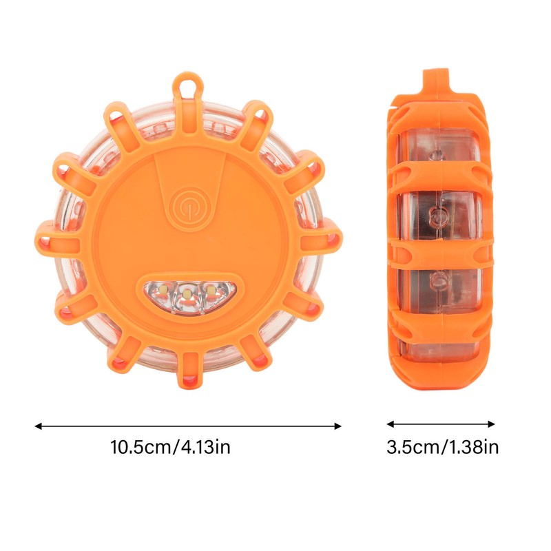 3pcs LED Road Flares Light 9 Modes Waterproof Shock Resistant
