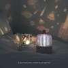 mooas Rotating Projector Melody Nightlight (White), 360° Rotating Nightlight, Wonderland