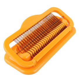HEITIGN Manual Hot Dog Slicer, Banana Slicer, Multifunctional Cutter, Stainless Steel Blade, Silver