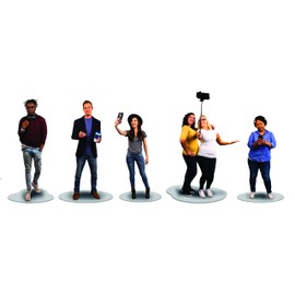 Lionel Young Adult Five Piece Miniature People Pack Model Train Accessory (1930060)