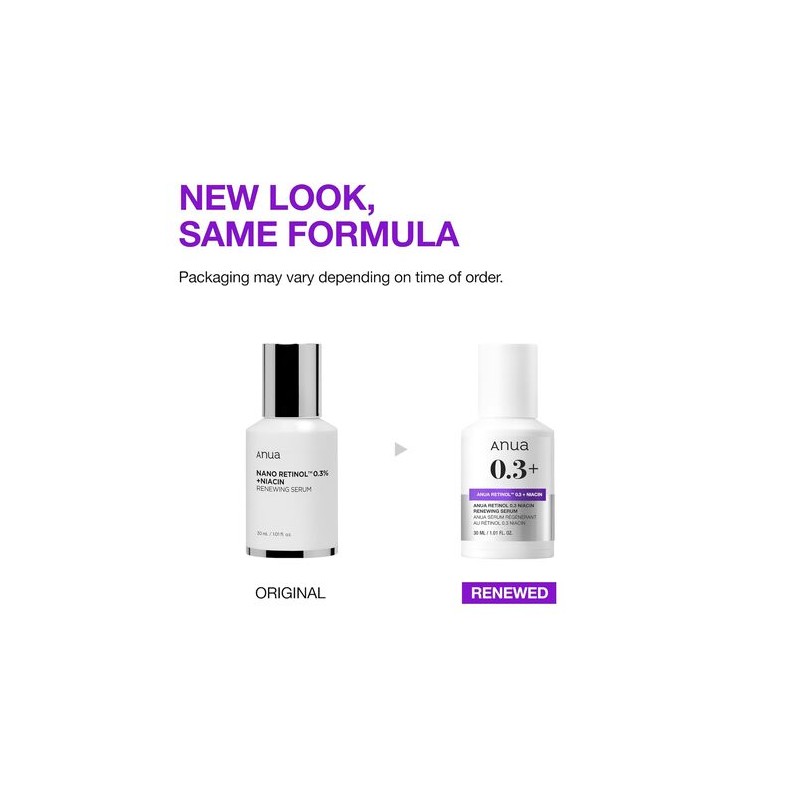 Anua [Anua]*renewal* Nano Retinol 0.3% + Niacin Renewing Serum 30ml