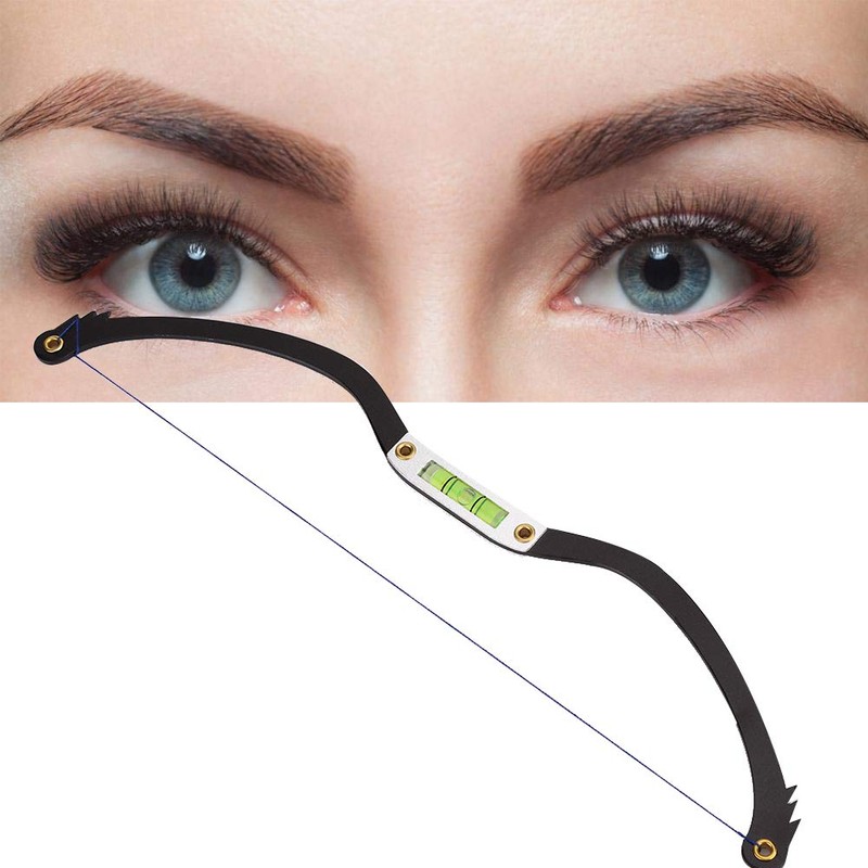 Eyebrow Map String Eyebrow Line Marker Ruler Positioning Liner Sponge