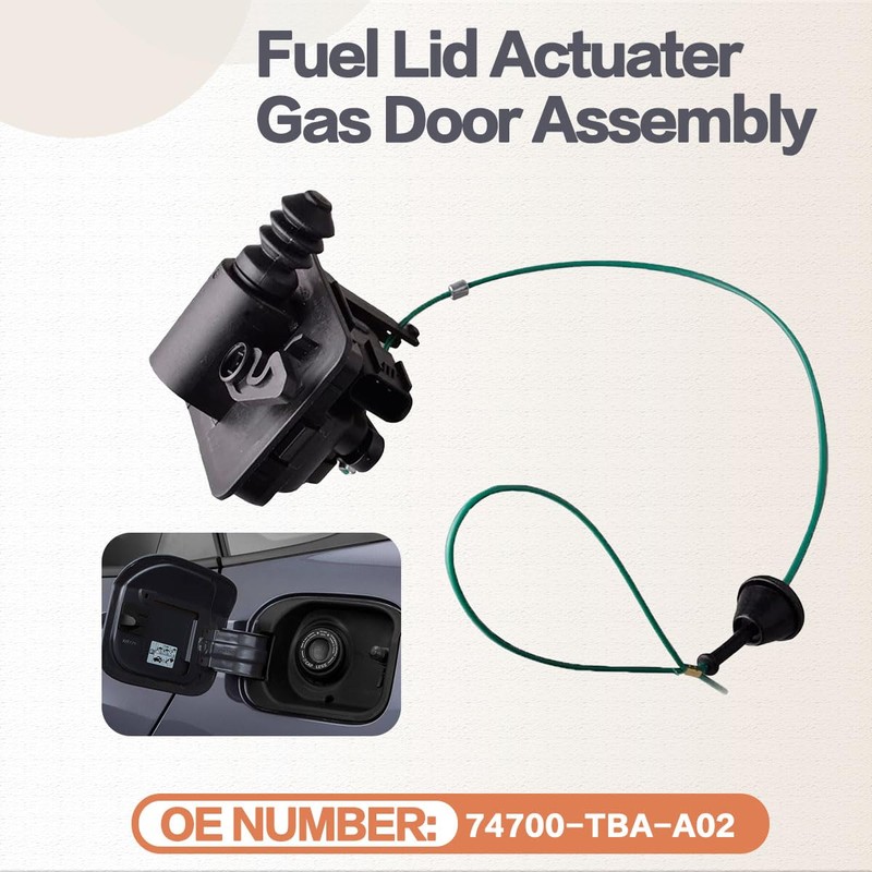 GrteRokky Gas Door Actuator Compatible for Honda Civic 2016-2021 Fuel