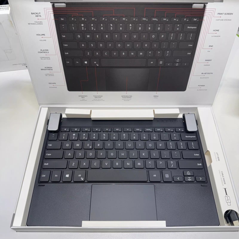 Brydge Wireless Keyboard Touchpad for Surface Pro 4,5,6,7 12.3 Pro+