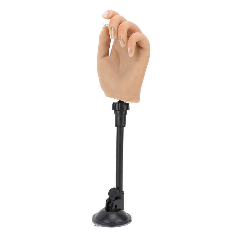 Nail Training Practice Hand Professional Bendable Silicone Female Mannequin Hand