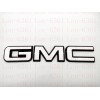 Auto Front GMC White Black OVERLAY Emblem Badge Fit 2023+