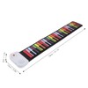 Roll Up Piano 49 Keys Kids Flexible Rainbow Keyboard Portable