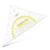 Aristo Geometric Set Square with Handle 250 mm Transparent Plexiglass