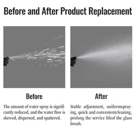 EDIETH 85381-AE020, 58118, 53326-08010 Windshield Washer Nozzles&Clips,for Toyota Sienna 2004 2005 2006 2007 2008 2009 2010 for Toyota Solara 2004 2005 2006 2007 2008