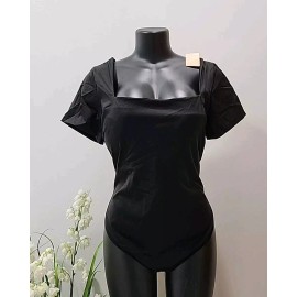 Popilush Sz 3xl The Shapewear Women Bodysuit Square Neck Color Black.