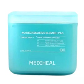 Mediheal 2세대 메디힐 더마 마데카소사이드 흔적 토너 패드 100매입 2nd Generation Mediheal Dressing Medecassoside Toner Pads 100 Sheets [100 sheets]