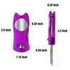 YFFSFDC Golf Fork Folding Golf Fork Repair Fork Portable Zinc