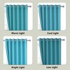 XWZO 100% Blackout Curtains 84 Inches Long with Tiebacks- Privacy
