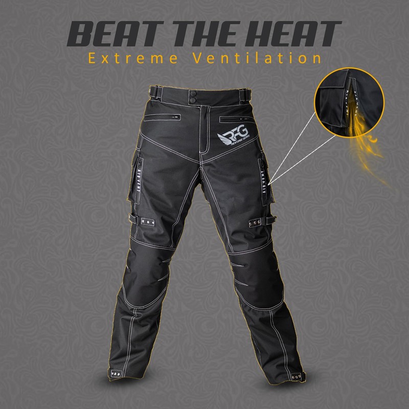 RFG Motorcycle Pants – Waterproof Cordura Fabric - Riding Pants