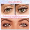 2 Pack 4D Silk Fiber Lash Mascara,Lengthening and Thick,Long Lasting
