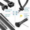 Cable Ties Black 200mm x 4.8mm Pack of 100 UV