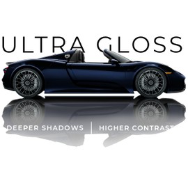 VViViD+ Ultra Gloss Midnight Metallic Blue Vinyl Car Wrap (1ft x 5ft)